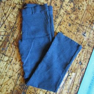 Betabrand Bootcut Yoga Dress Pants in Charcoal